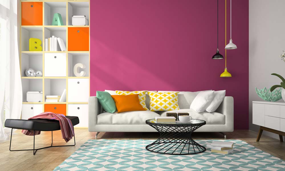 Grau lila wohnzimmer: wohnzimmer wandgestaltung grau dumss ...