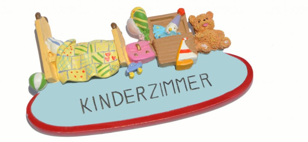 21. Türschild für das Kinderzimmer