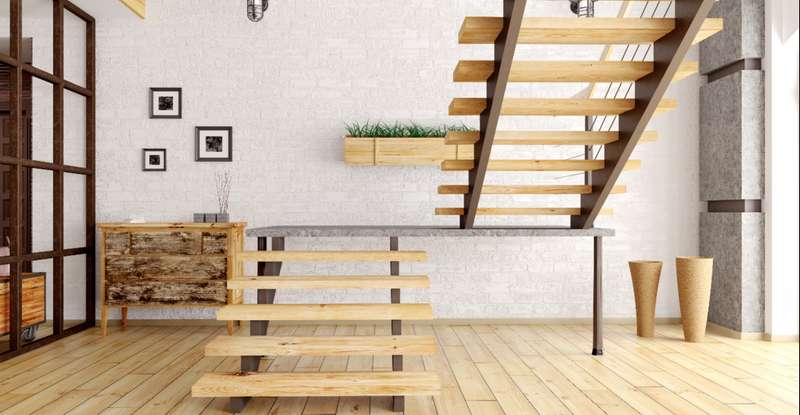 Holz und Holz verbindet sich auf moderne Art und Weise ( Foto: Adobe Stock- Vadim Andrushchenko )