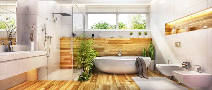 Die übliche Badeinrichtung besteht aus Dusche und/oder Badewanne, Waschbecken und Toilette. ( Foto: Adobe Stock - slavun )