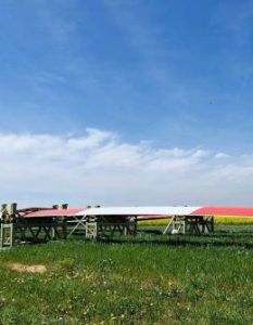 Baustart für den neuen Windpark Jüchen A 44n erfolgt (Foto: Helmut Peters GmbH. RWE)