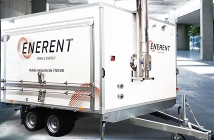 ENERENT präsentiert Heizzentrale der neuen Generation mit mobilen (Foto: ENERENT GmbH)