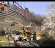 S-förmige Holzbrücke in Tübingen verbindet barrierefrei Lustnau mit (Foto: Schaffitzel Holzindustrie GmbH + Co.)