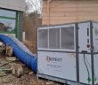 Neubau SFZ Aschau mit mobiler ENERENT Wärmepumpe effizient (Foto: ENERENT GmbH)
