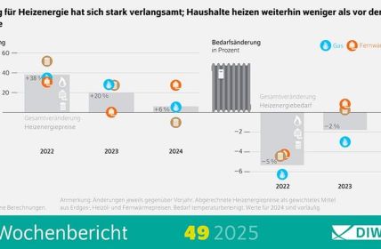 DIW-Wärmemonitor zeigt stabilen Heizenergieverbrauch auf sieben Prozent unter (Foto: DIW Berlin)