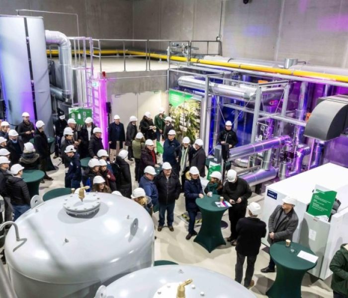 Innovative Kraft-W&auml;rme-Kopplungsanlage und regenerative Fernw&auml;rme (Foto: TEAG Th&uuml;ringer Energie AG)