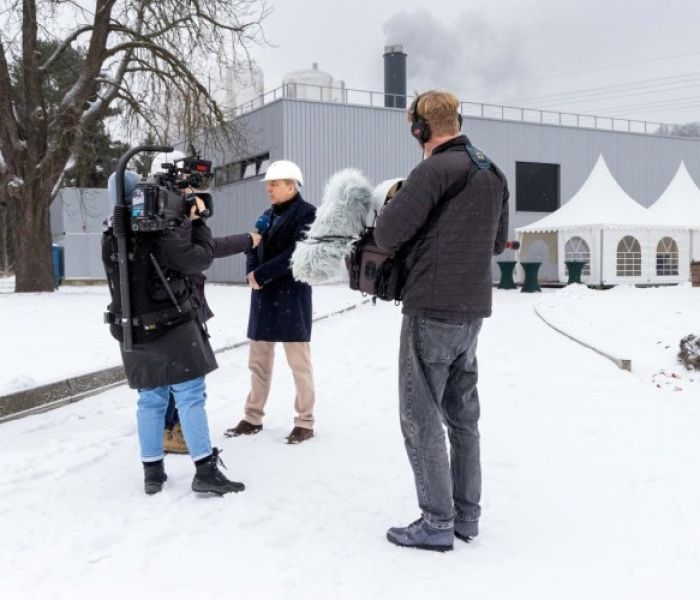 Innovative Kraft-W&auml;rme-Kopplungsanlage und regenerative Fernw&auml;rme (Foto: TEAG Th&uuml;ringer Energie AG)
