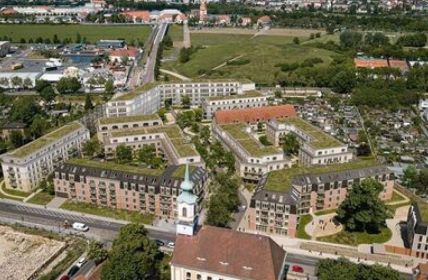 Richtfest dokumentiert Baufortschritt am Ehemaligen Ostravorwerk in Dresden (Foto: GICON - Großmann Ingenieur Consult GmbH)